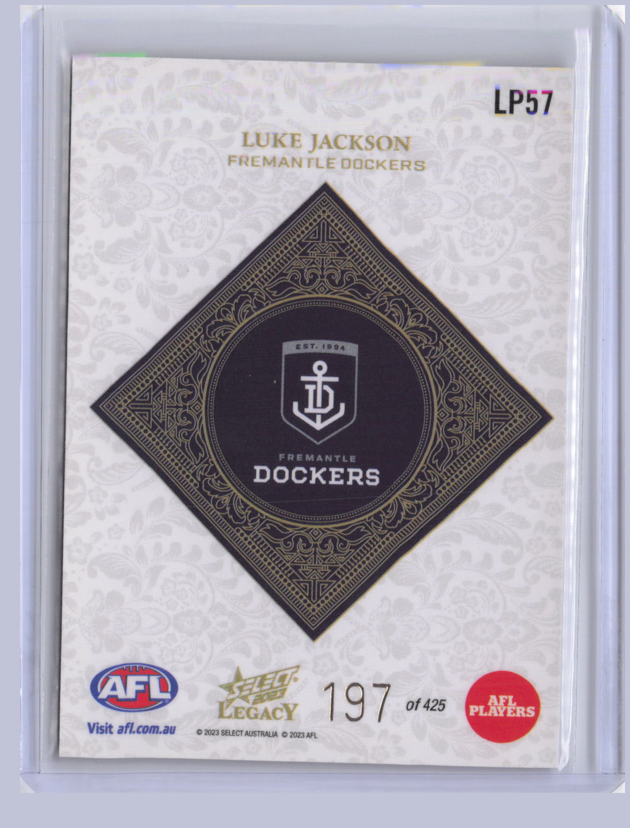 Luke Jackson 2023 Select Legacy Plus 197/425