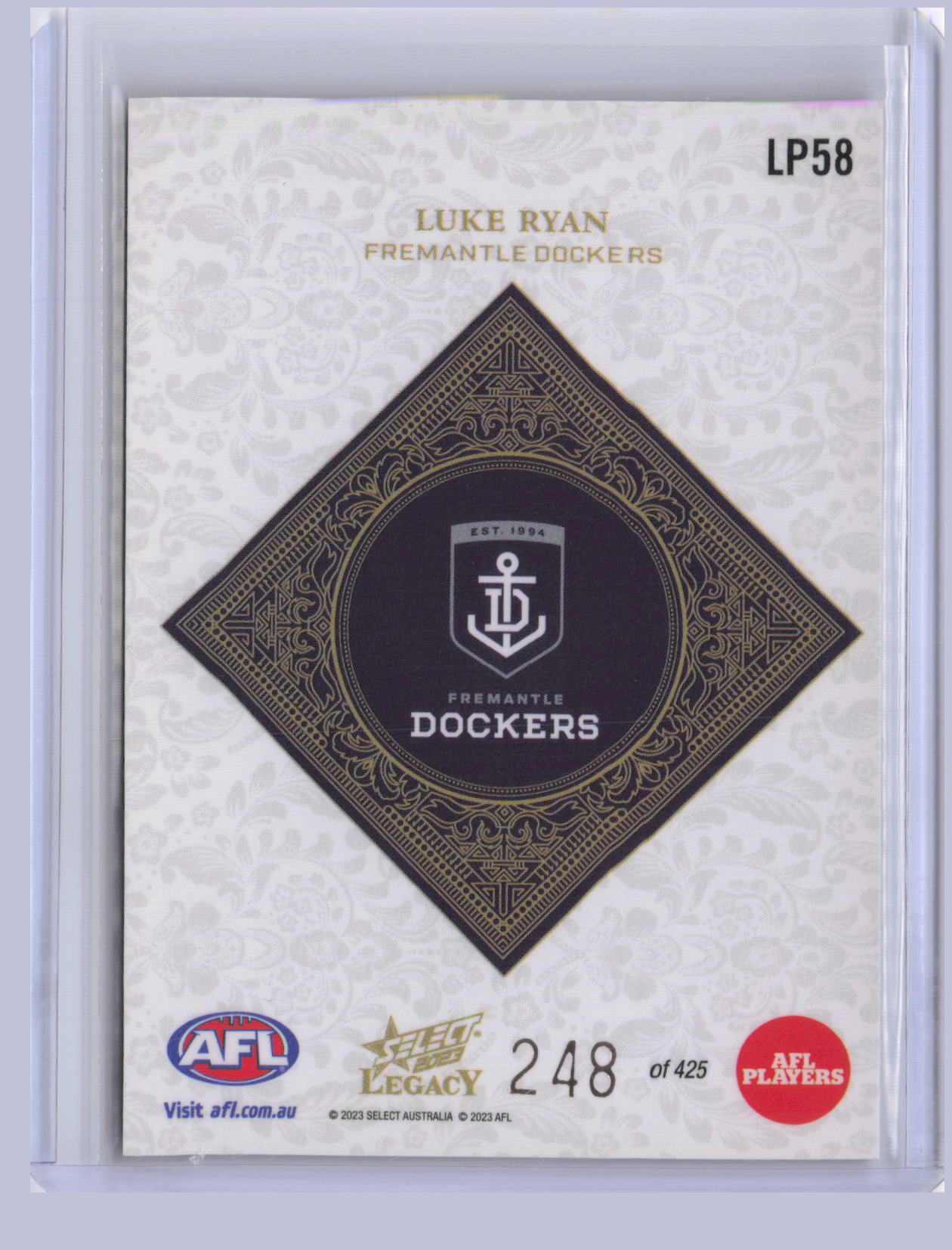 Luke Ryan 2023 Select Legacy Plus 248/425