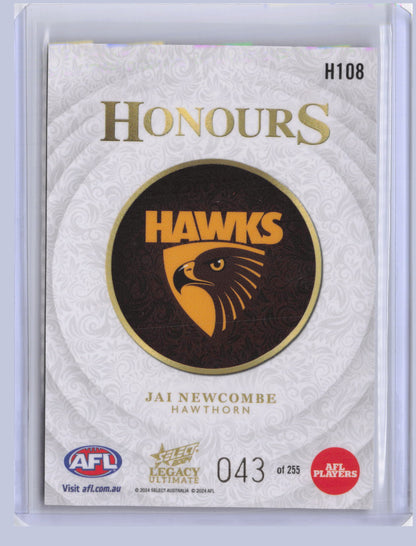 Jai Newcombe 2024 Select Legacy Ultimate Honours 43/255