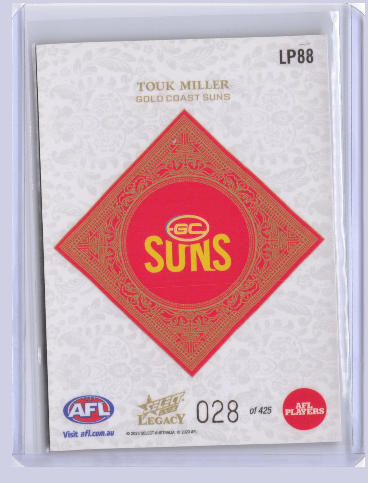 Touk Miller 2023 Select Legacy Plus 28/425