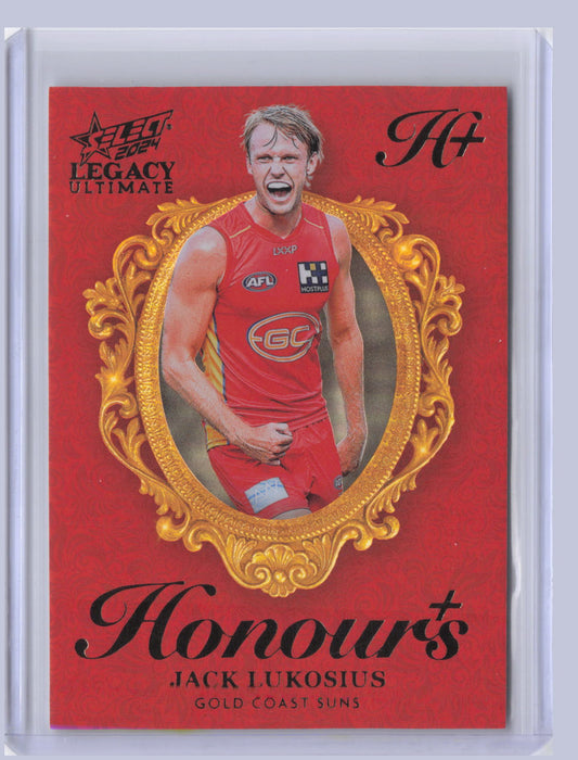 Jack Lukosius 2024 Select Legacy Ultimate Honours + 42/125