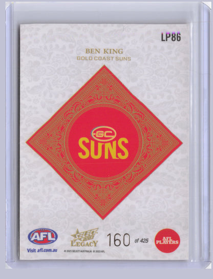 Ben King 2023 Select Legacy Plus 160/425