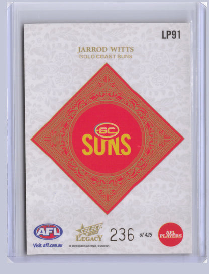 Jarrod Witts 2023 Select Legacy Plus 236/425