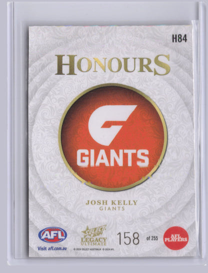Josh Kelly 2024 Select Legacy Ultimate Honours 158/255
