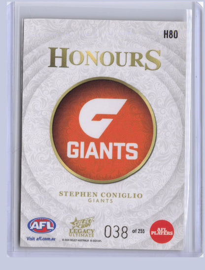 Stephen Coniglio 2024 Select Legacy Ultimate Honours 38/255