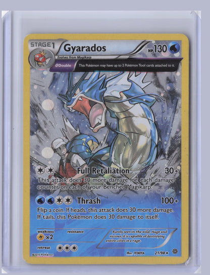 Gyarados Pokemon Ancient Origins AOR 2015 Rare Holo LP 21/98