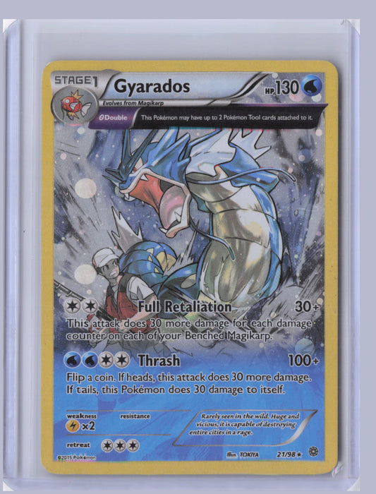 Gyarados Pokemon Ancient Origins AOR 2015 Rare Holo LP 21/98
