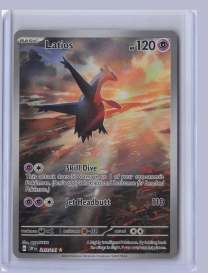 Latios Pokemon Surging Sparks SSP 2024 Illustration Rare 203/191