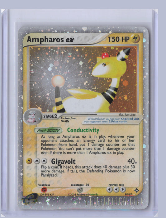 Ampharos ex Pokemon Dragon DR 2003 Rare Holo ex LP 89/97