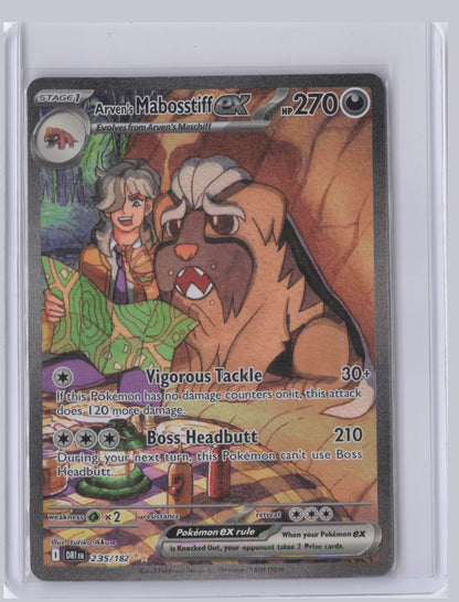 Arven's Mabosstiff ex Pokemon Destined Rivals DRI 2025 SIR 235/182