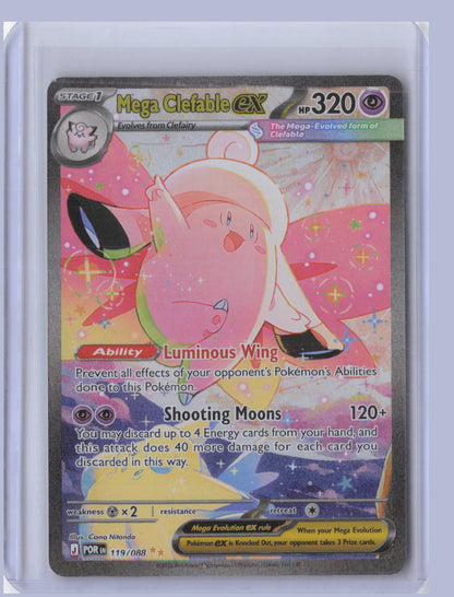 Mega Clefable ex Pokemon Perfect Order POR 2026 Special Illustration Rare 119/088