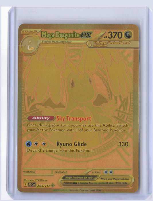 Mega Dragonite EX Pokemon Ascended Heroes ASC 2026 Hyper Rare 295/217