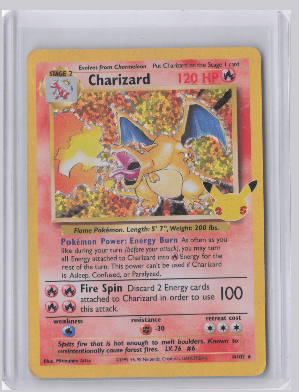 Charizard Pokemon Celebrations CEL 2021 Ultra Rare 4/102