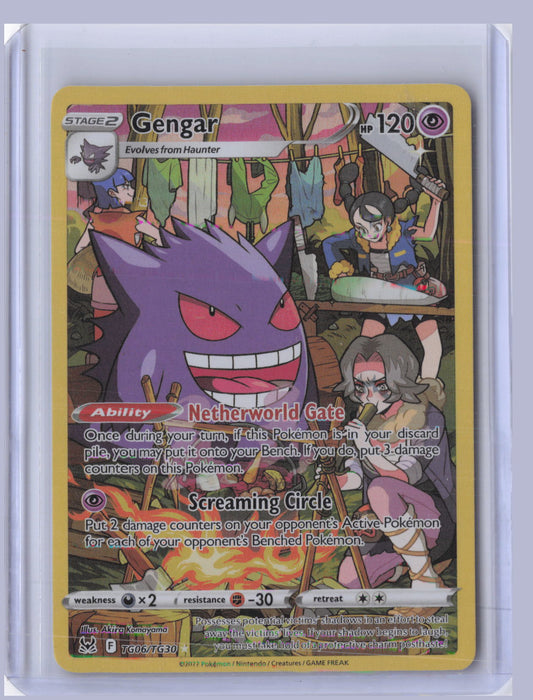 Gengar Pokemon Lost Origin LOR 2022 Trainer Gallery Holo Rare TG06/TG30
