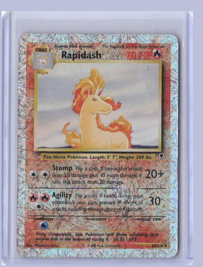 Rapidash Pokemon Legendary Collection LC 2002 Reverse Holo HP 060/110