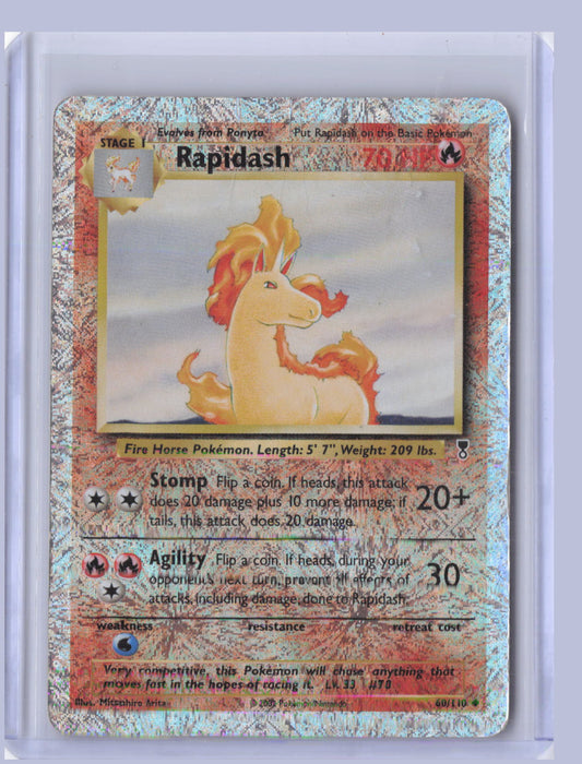Rapidash Pokemon Legendary Collection LC 2002 Reverse Holo HP 060/110