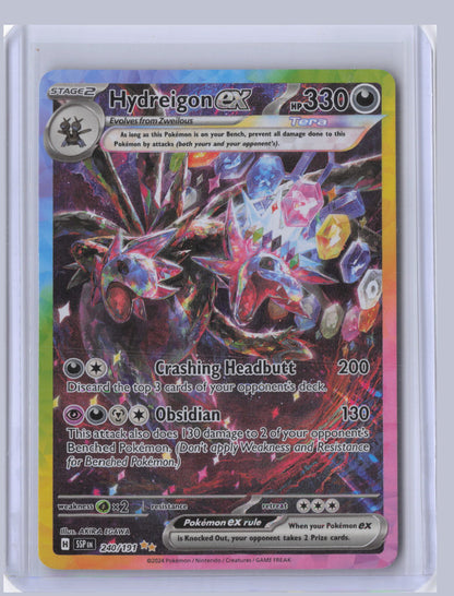 Hydreigon ex Pokemon Surging Sparks SSP 2024 Special Illustration Rare 240/191