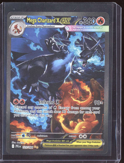 Mega Charizard EX 2025 Pokemon Phantasmal Flames SIR 125/094