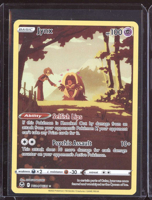 Jynx 2022 Pokemon Silver Tempest Trainer Gallery Holo Rare TG04/TG30