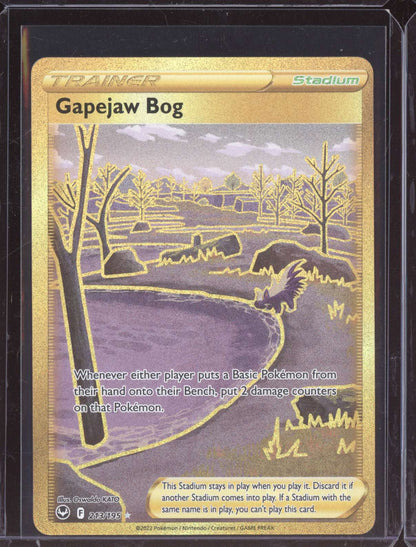 Gapejaw Bog 2022 Pokemon Silver Tempest Rare Secret 213/195