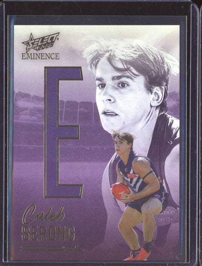 Caleb Serong 2025 Select Eminence Nameplate Gold 39/115