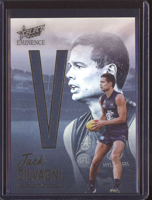 Jack Silvagni 2025 Select Eminence Nameplate Gold 41/115