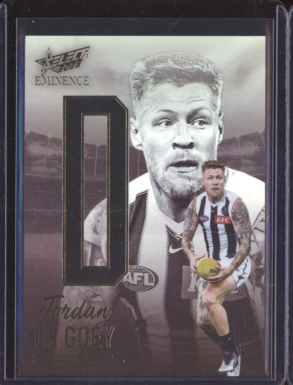 Jordan De Goey 2025 Select Eminence Nameplate Gold 73/115