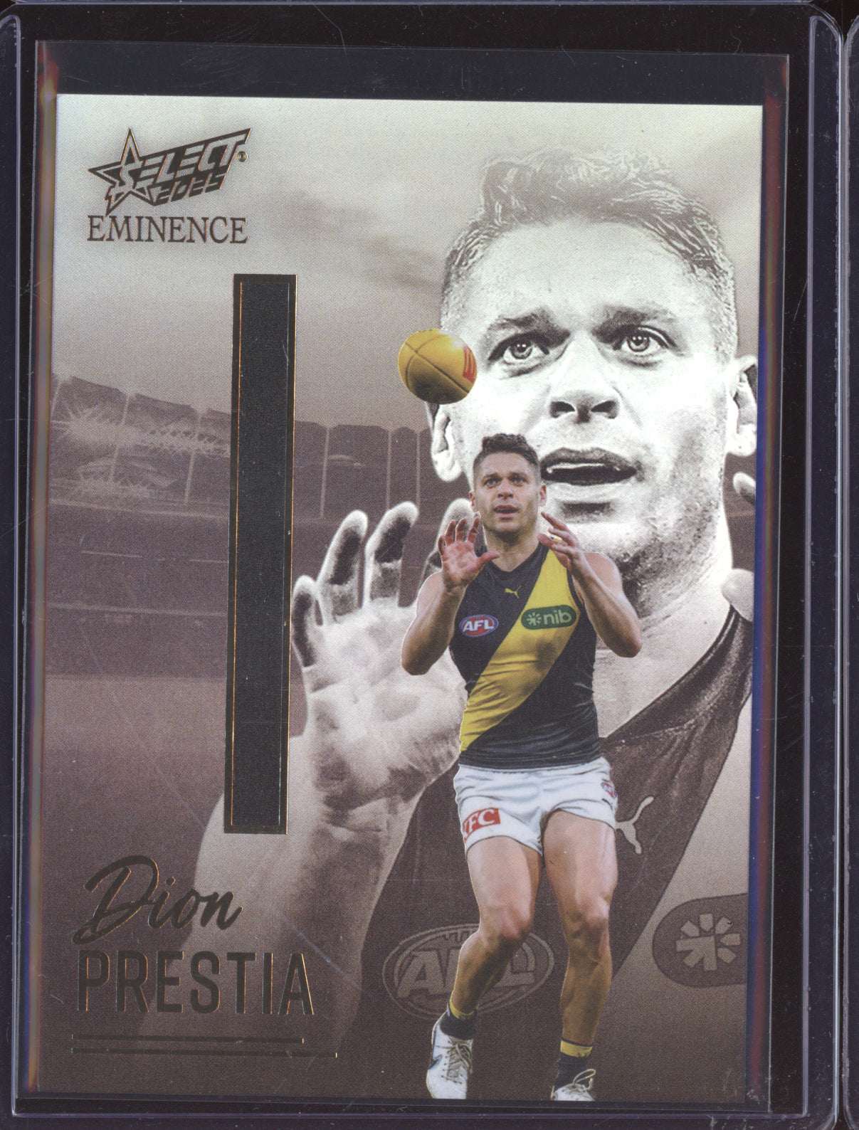 Dion Prestia 2025 Select Eminence Nameplate Gold 57/115
