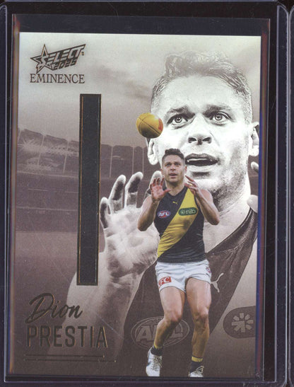 Dion Prestia 2025 Select Eminence Nameplate Gold 57/115