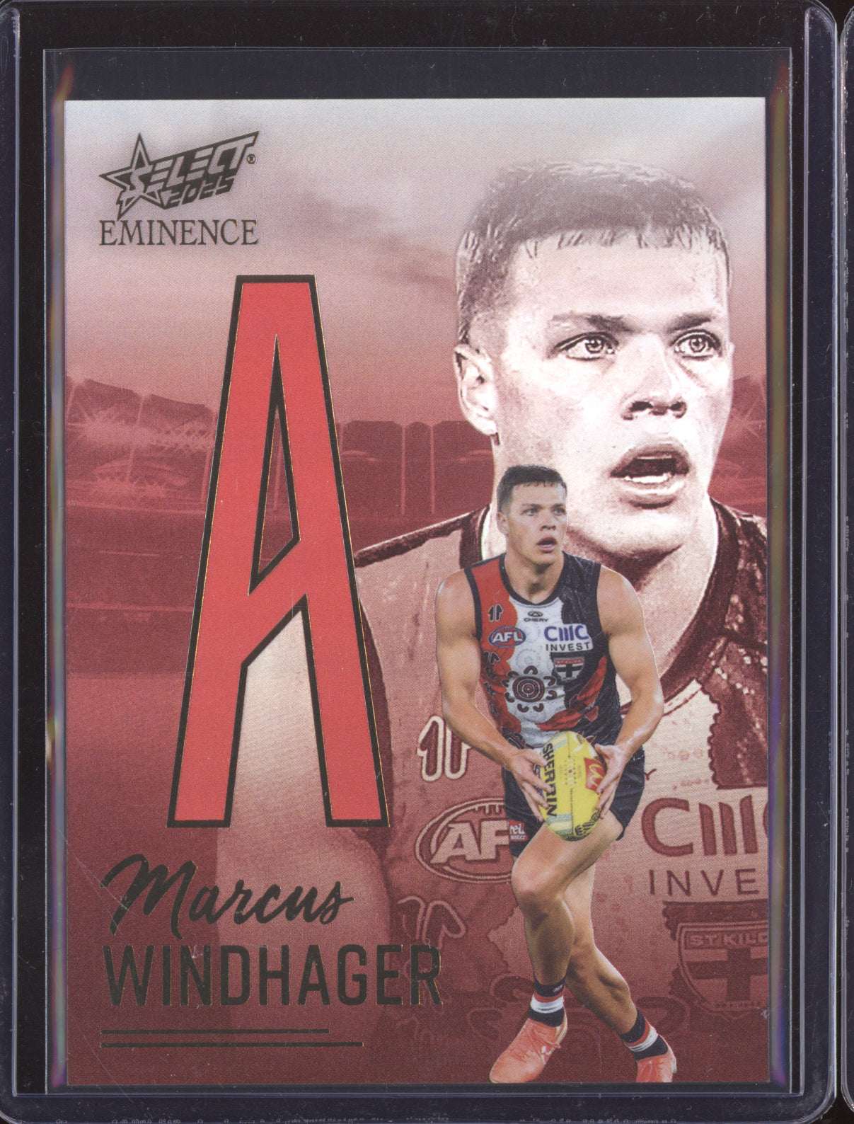 Marcus Windhager 2025 Select Eminence Nameplate Gold 36/115