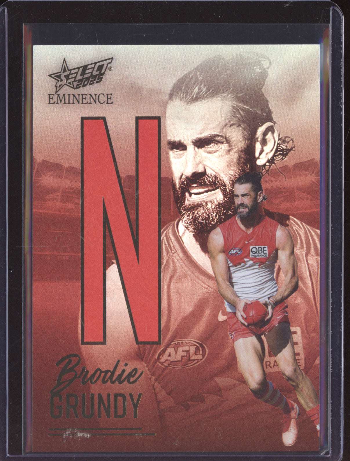 Brodie Grundy 2025 Select Eminence Nameplate Gold Low 005/115
