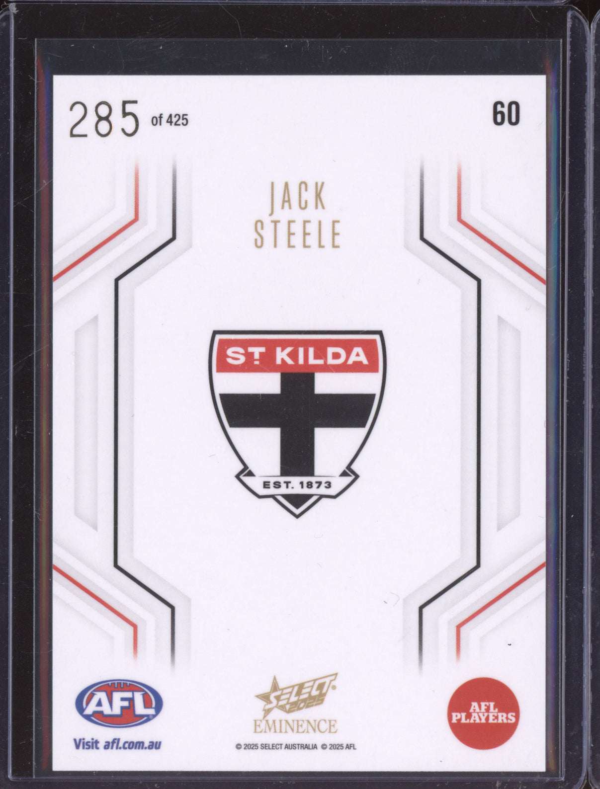 Jack Steele 2025 Select Eminence Numbered 285/425
