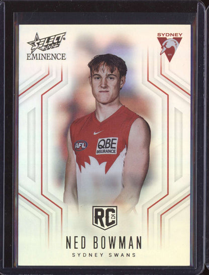 Ned Bowman 2025 Select Eminence Numbered RC 80/425