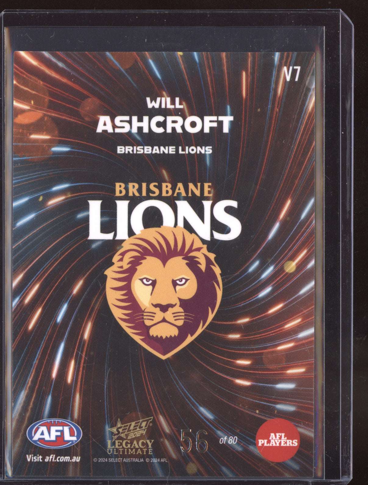 Will Ashcroft 2024 Select Legacy Ultimate Vortex 56/80