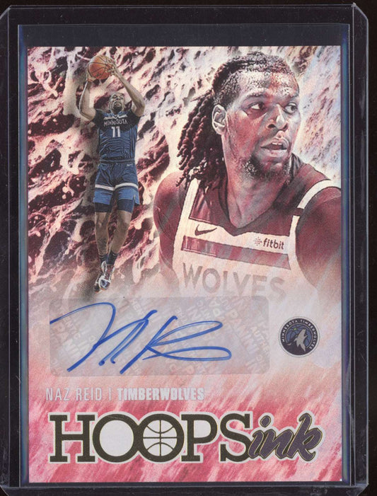 Naz Reid 2020-21 Panini Hoops Hoops Ink Auto