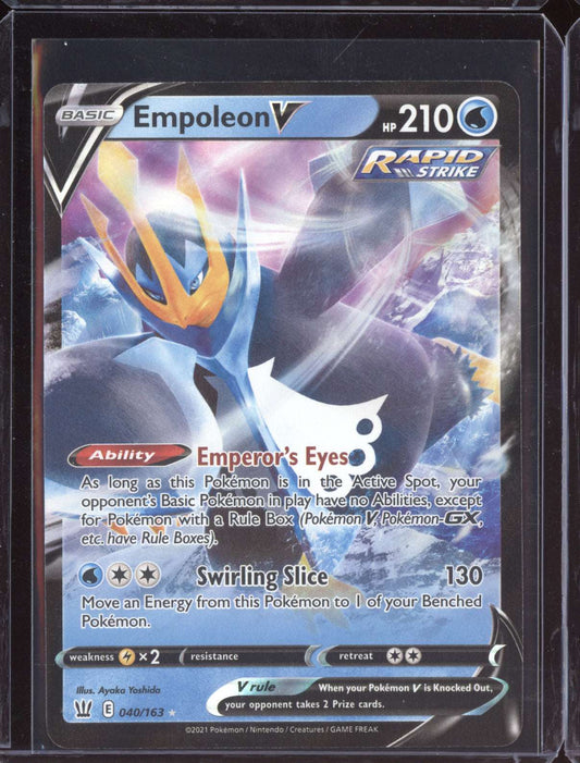 Empoleon V 2021 Pokemon Battle Styles Holo Rare V 040/163