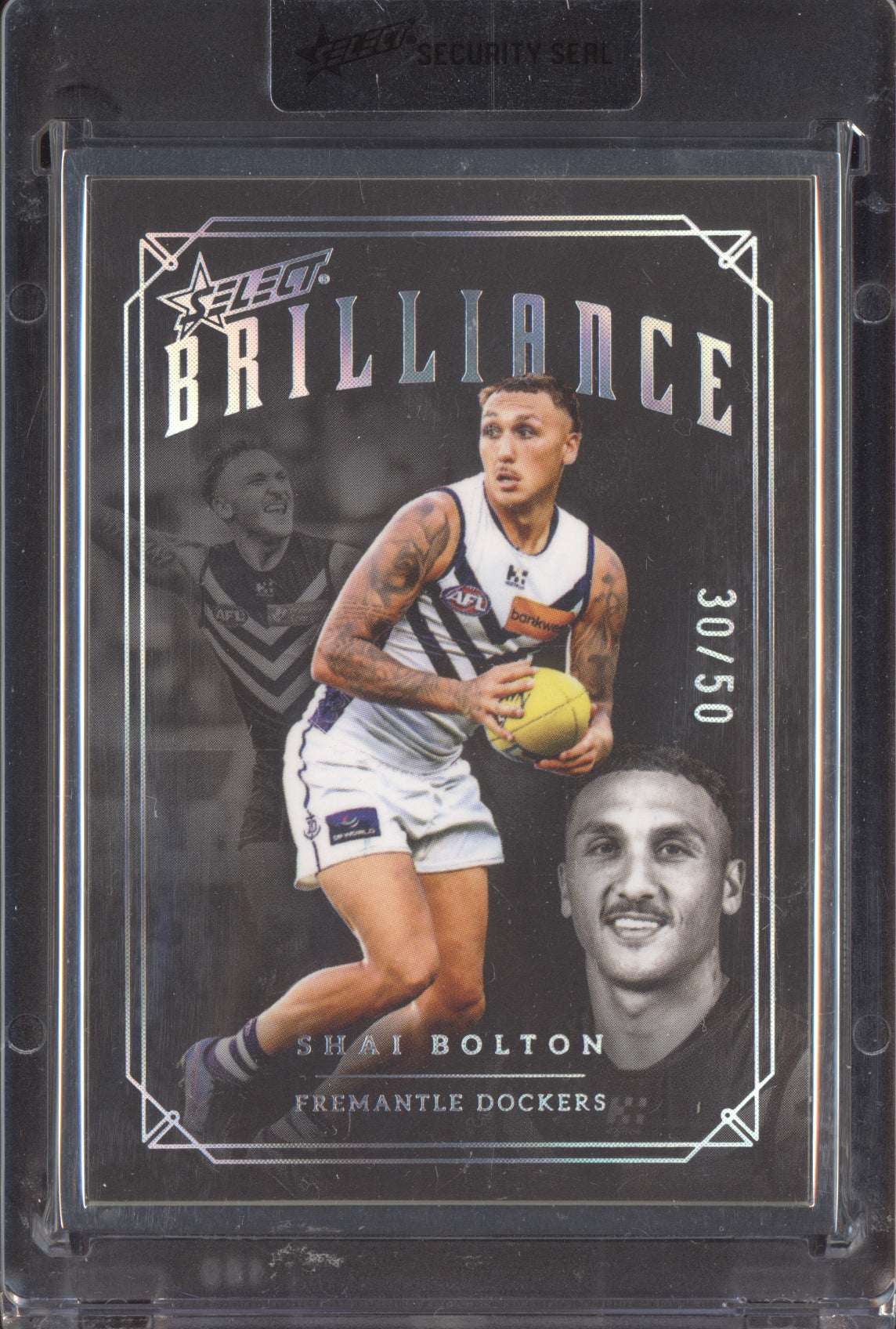 Shai Bolton 2025 Select Brilliance Signatures Silver 30/50