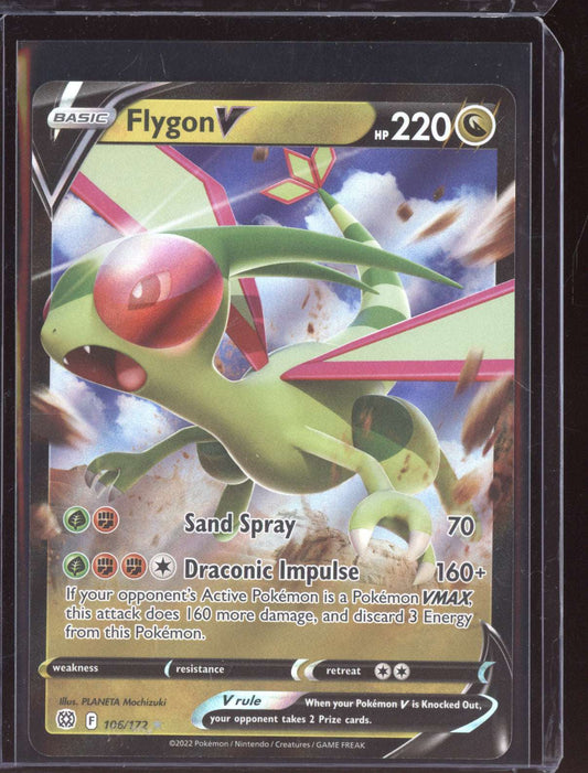 Flygon V 2022 Pokemon Brilliant Stars Holo Rare V 106/172