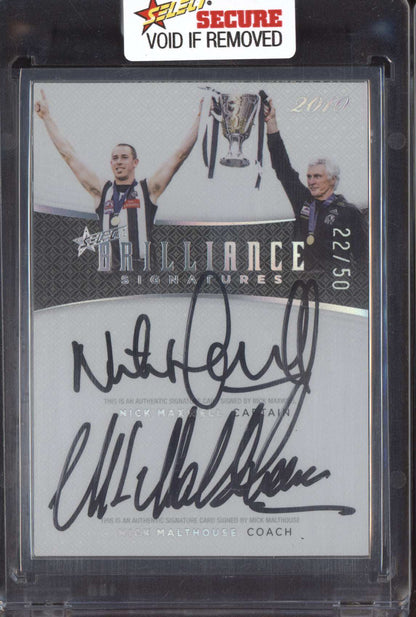 Maxwell Malthouse 2024 Select Brilliance Superstars Captain Coach Signature /50