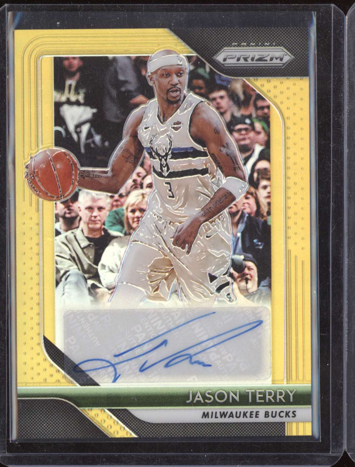 Jason Terry 2018-19 Panini Prizm Gold Auto 4/10