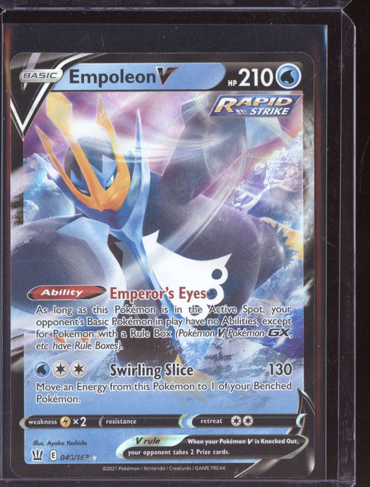 Empoleon V 2021 Pokemon Battle Styles Holo Rare V 040/163