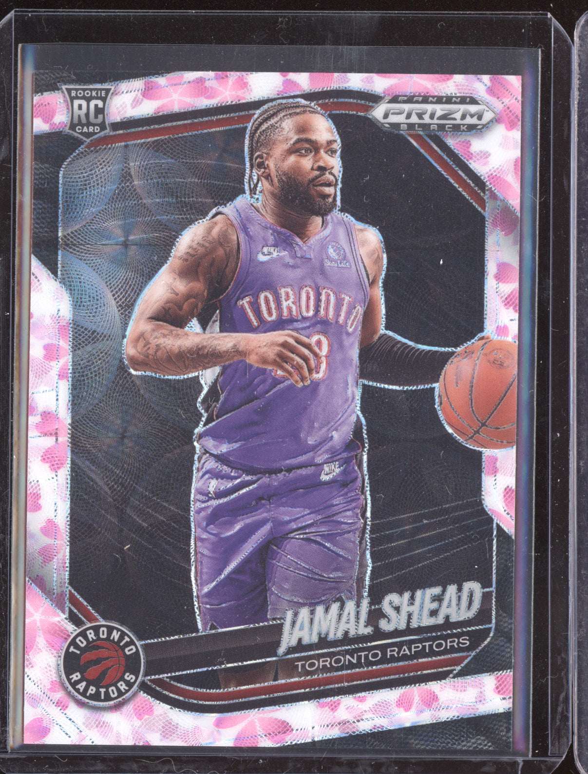 Jamal Shead 2024-25 Panini Prizm Black Cherry Blossom RC 04/20
