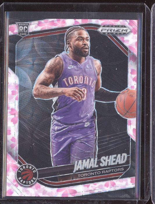 Jamal Shead 2024-25 Panini Prizm Black Cherry Blossom RC 04/20