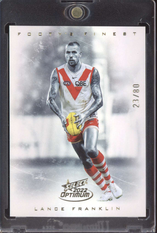 Lance Franklin 2022 Select Optimum Footy's Finest Jumper Number 23/80