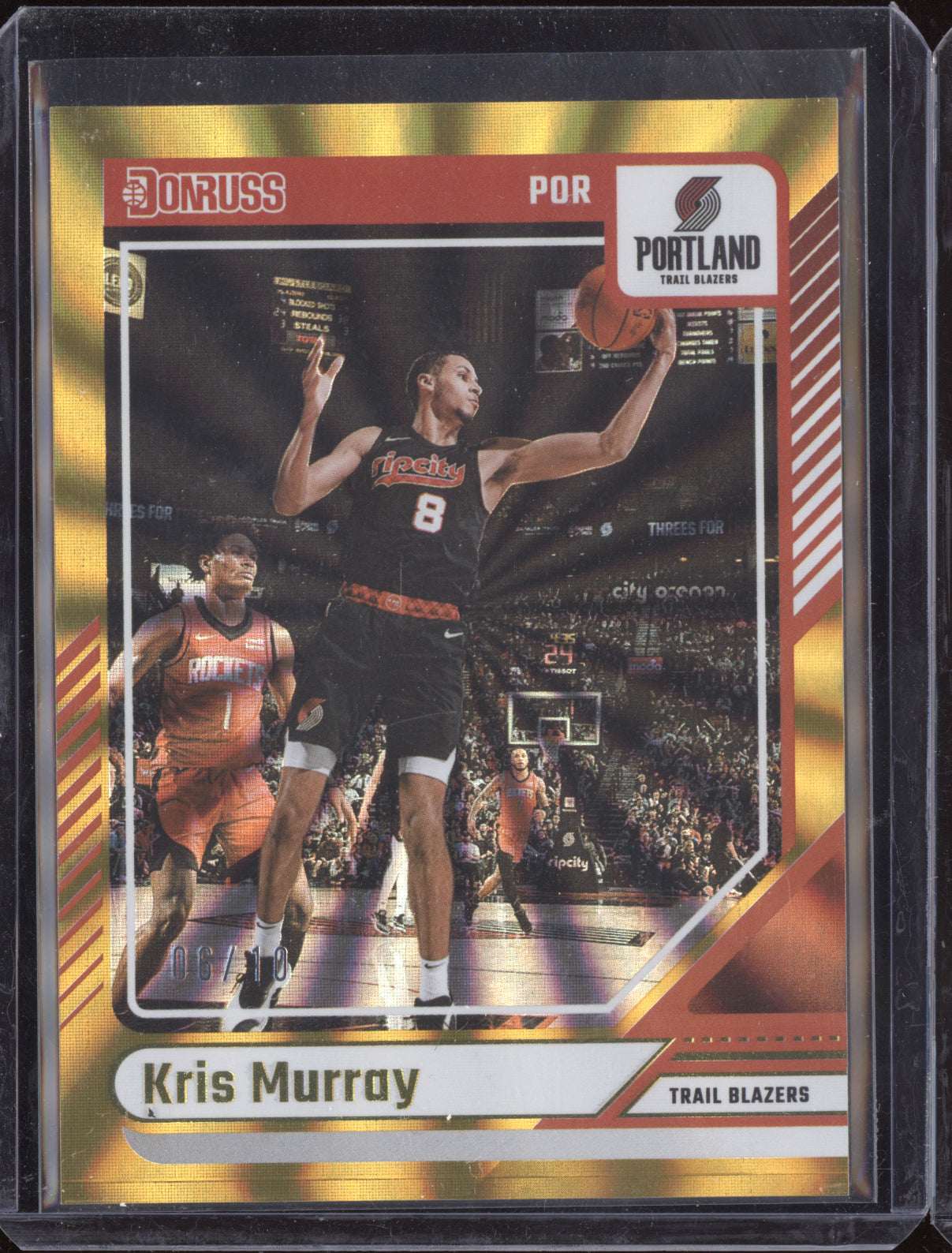 Kris Murray 2024-25 Panini Donruss Holo Gold Laser 6/10