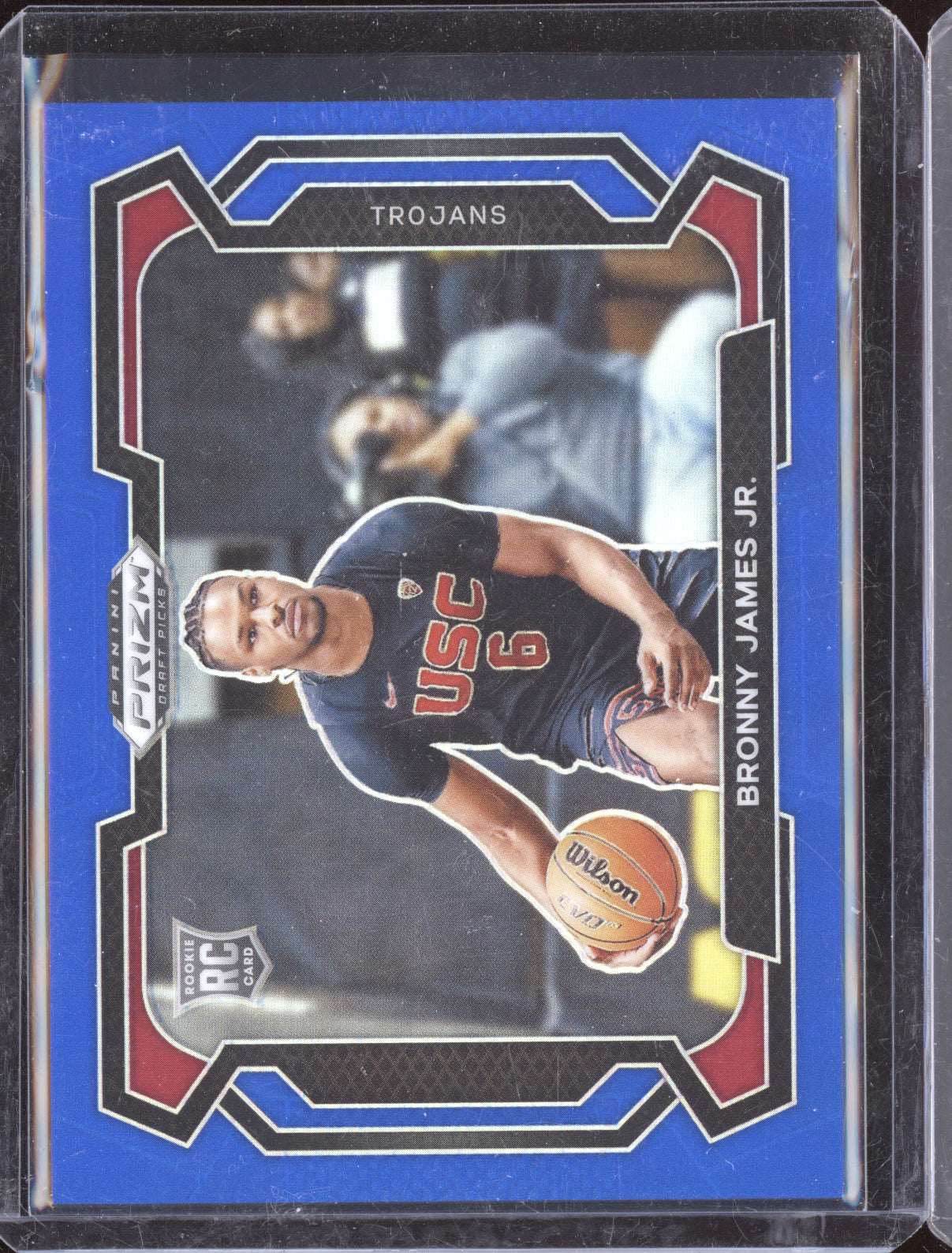Bronny James Jr 2024-25 Panini Prizm Draft Variation Blue RC 102/199