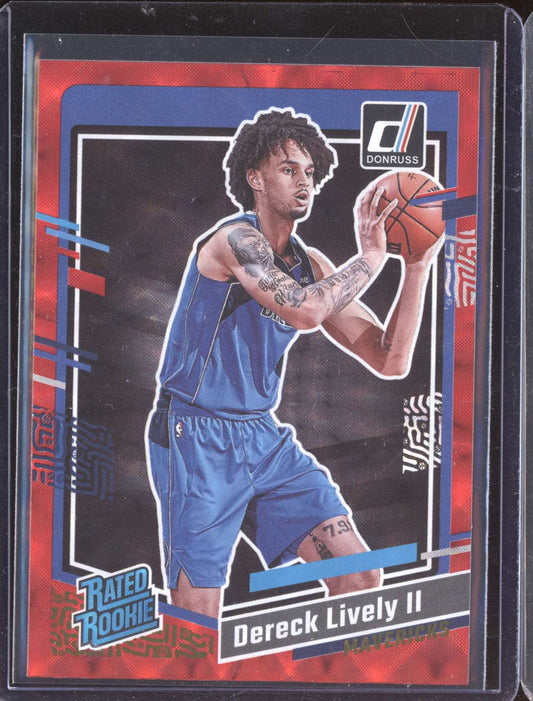 Dereck Lively II 2023-24 Panini Donruss Asia Red RC