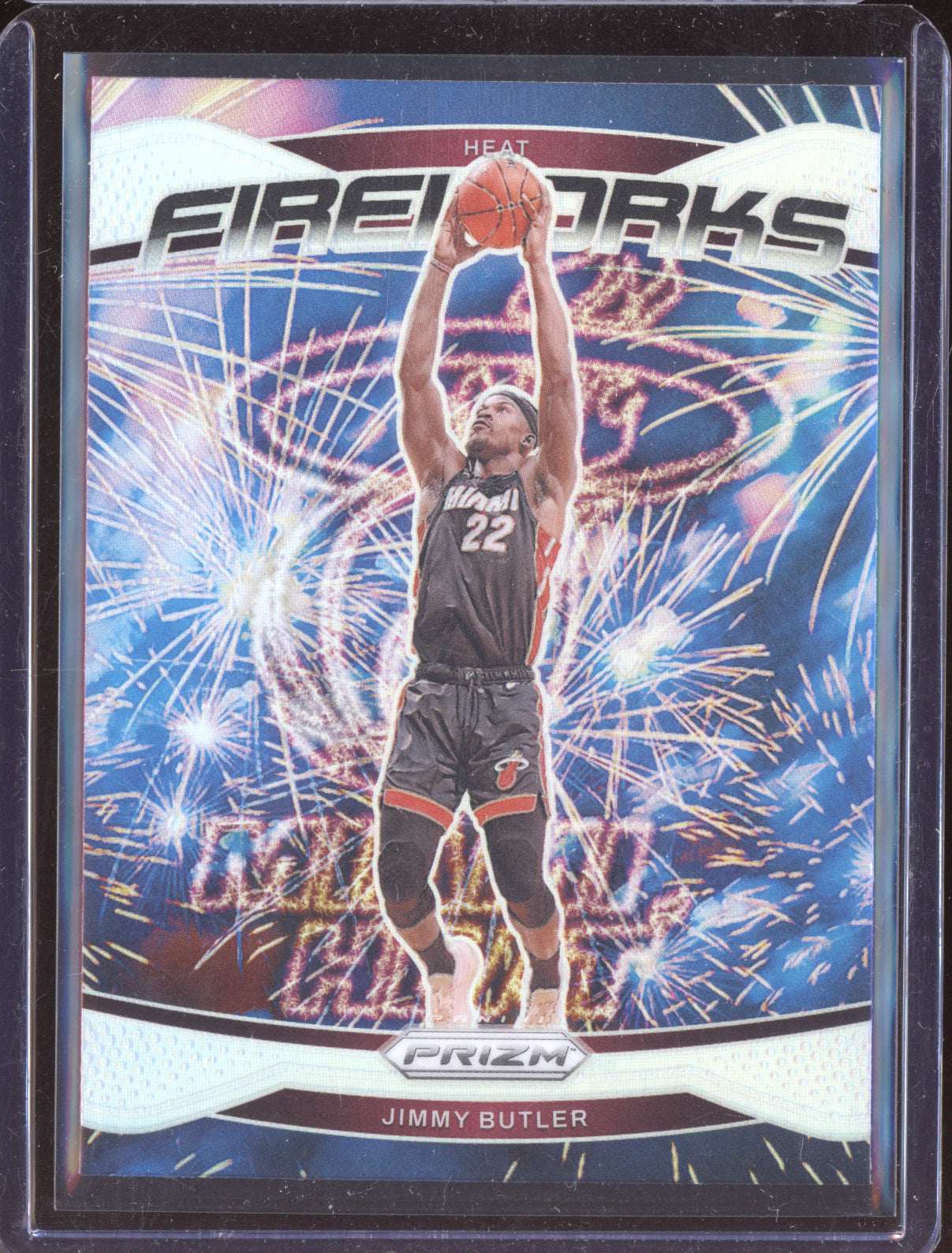 Jimmy Butler 2024-25 Panini Prizm Fireworks Silver