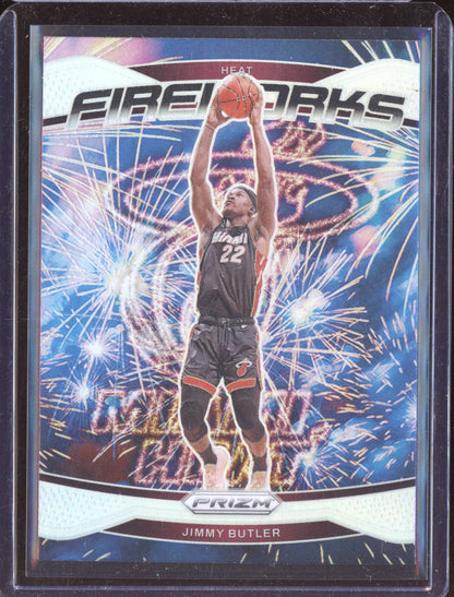Jimmy Butler 2024-25 Panini Prizm Fireworks Silver