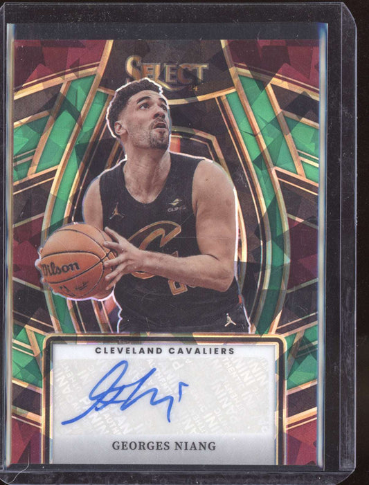 Georges Niang 2023-24 Panini Select Signature Selections Green Ice